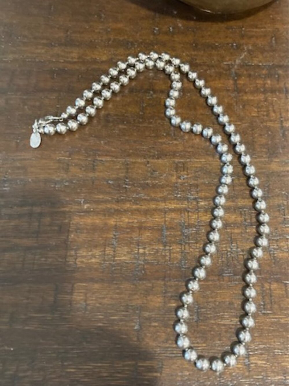Silver Ball chain necklace by Premier Designs
